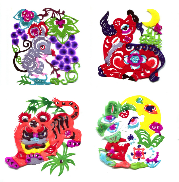 12 Animals of the Chinese Zodiac | Arts &amp; Crafts | Papercuts