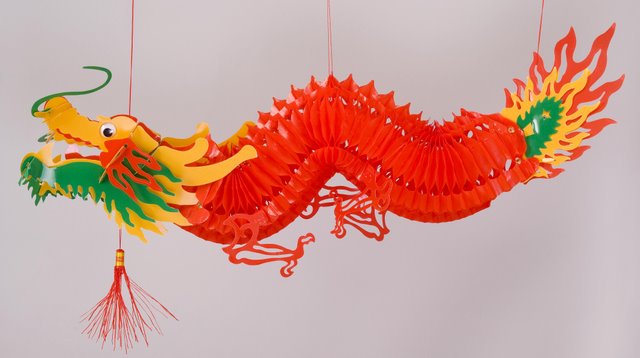Dragon Garland,Dragon Hanging Decorations,Chinese New Year Dragon Decorations 160g for Dragon Boat Festival Shopping Mall Supermarket