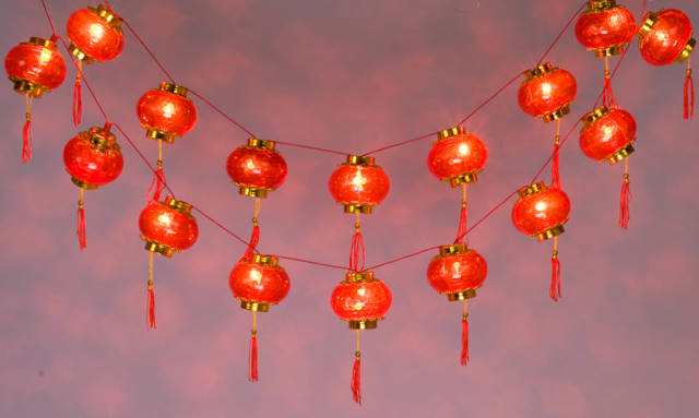 16 Chinese Palace Lantern String Lights | Arts &amp; Crafts | Chinese New