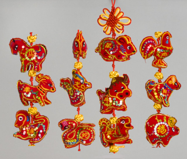 12 Zodiac Wall Hanging Arts & Crafts Chinese New Year New Year
