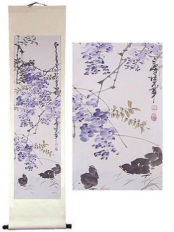 Blank Chinese Scroll Paper Painting Scroll Custom Chinese Calligraphy Paper