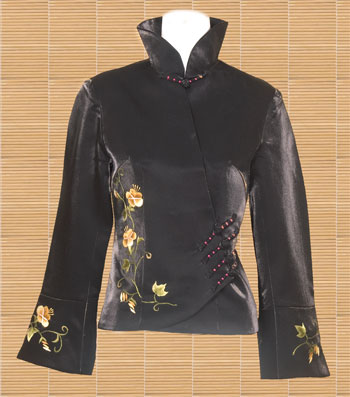 Embroidered Floral Jacket | Chinese Apparel | Women | Shirts & Jackets