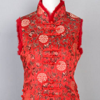 Eternity Padded Brocade Vest | Chinese Apparel | Women | Shirts ...