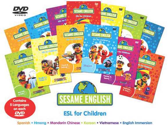Sesame English - ESL for Children | Chinese Video & DVD | Learn 